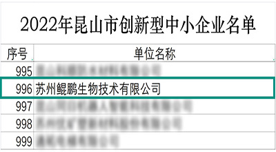 【喜讯】创新实力彰显 苏州南宫(NG)体育连获两项荣誉认定